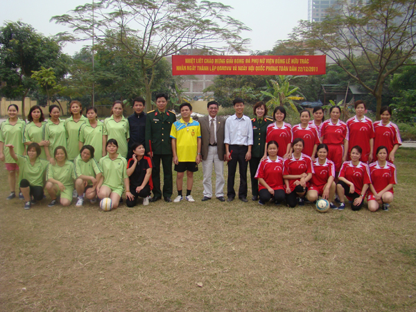 Viện Bỏng Lê Hữu Trác tổ chức giải bóng đá nữ lần thứ 3